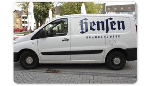 Werbetechnik Fahrzeugbeschriftung Hensen Brauerei GmbH