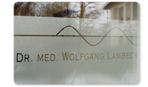 Werbetechnik Fensterfolierung Praxis Dr. med. Wolfgang Lambeck